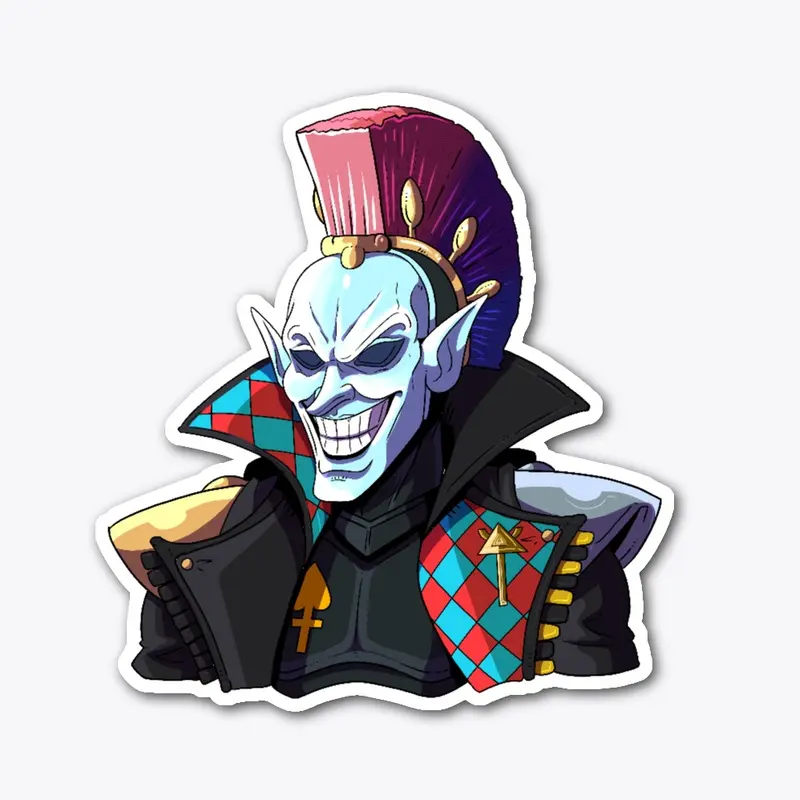 Space Clown Sticker