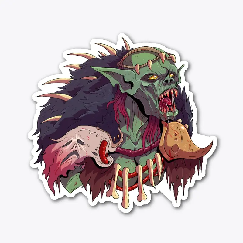 Undead Ghoul Huntmaster Sticker