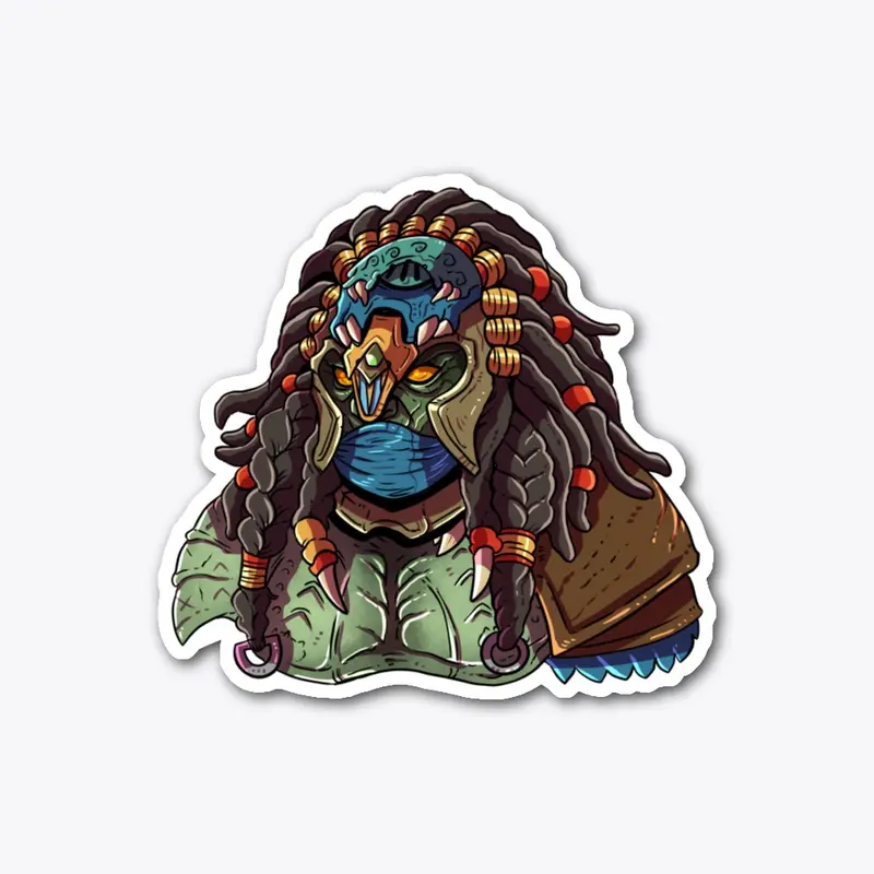 Created Orc Sticker