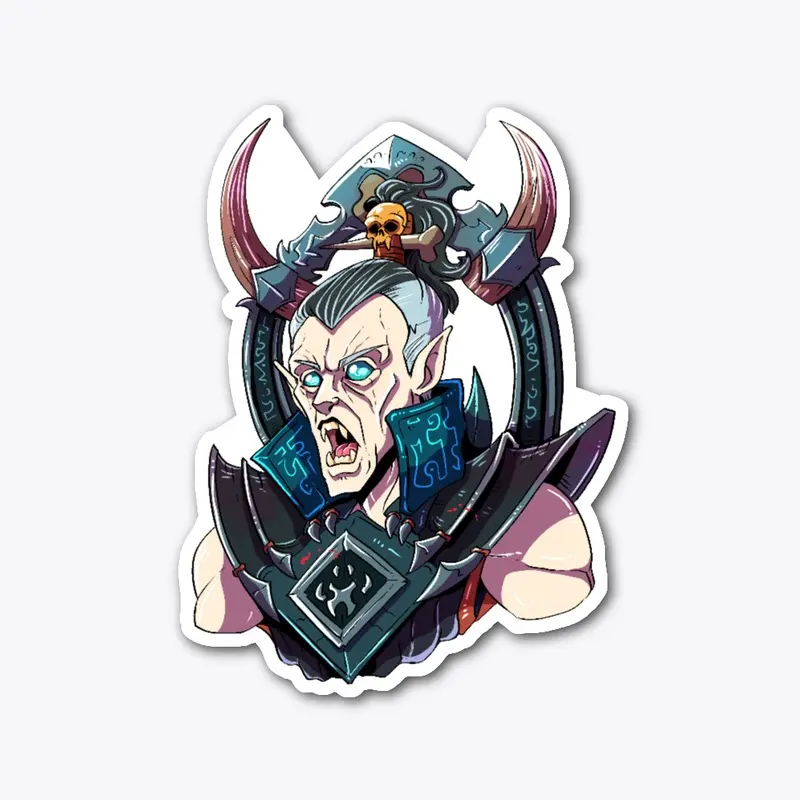 Vampire Monk Sticker