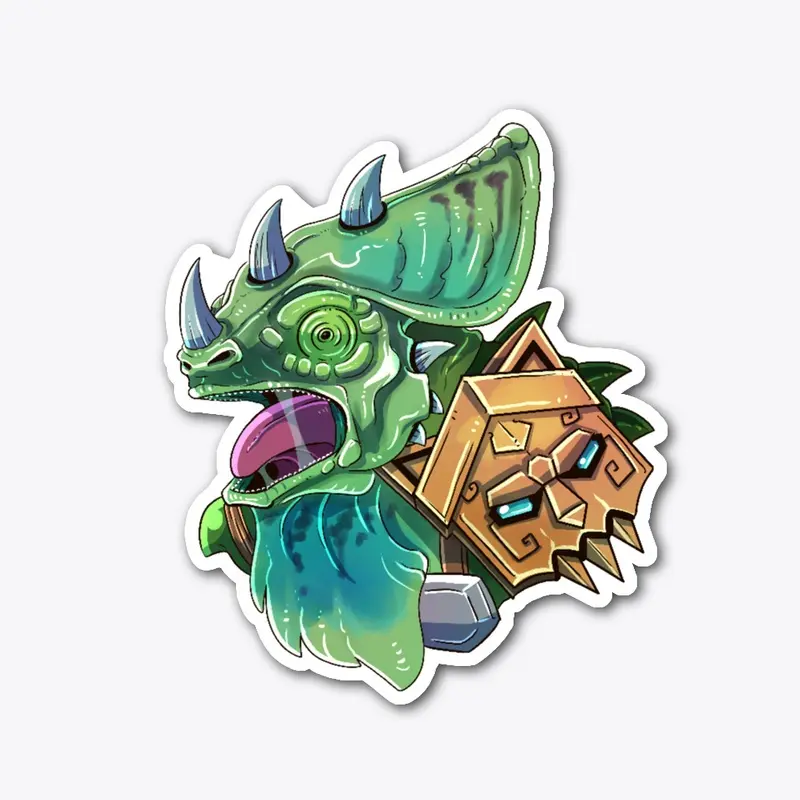 Chameleon Warrior Sticker