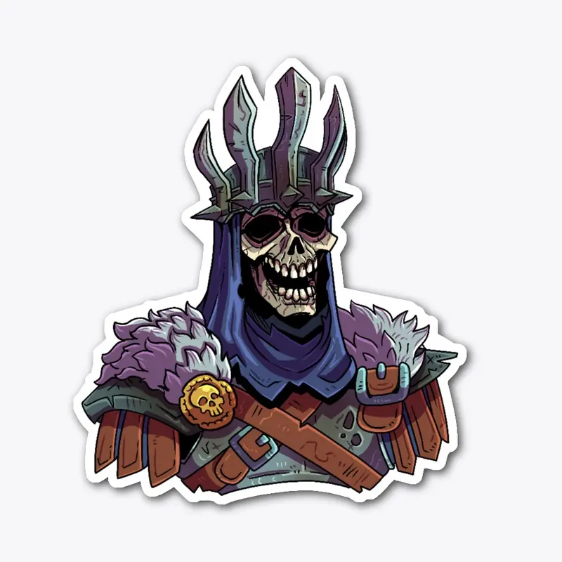 Undead Father King Sticker